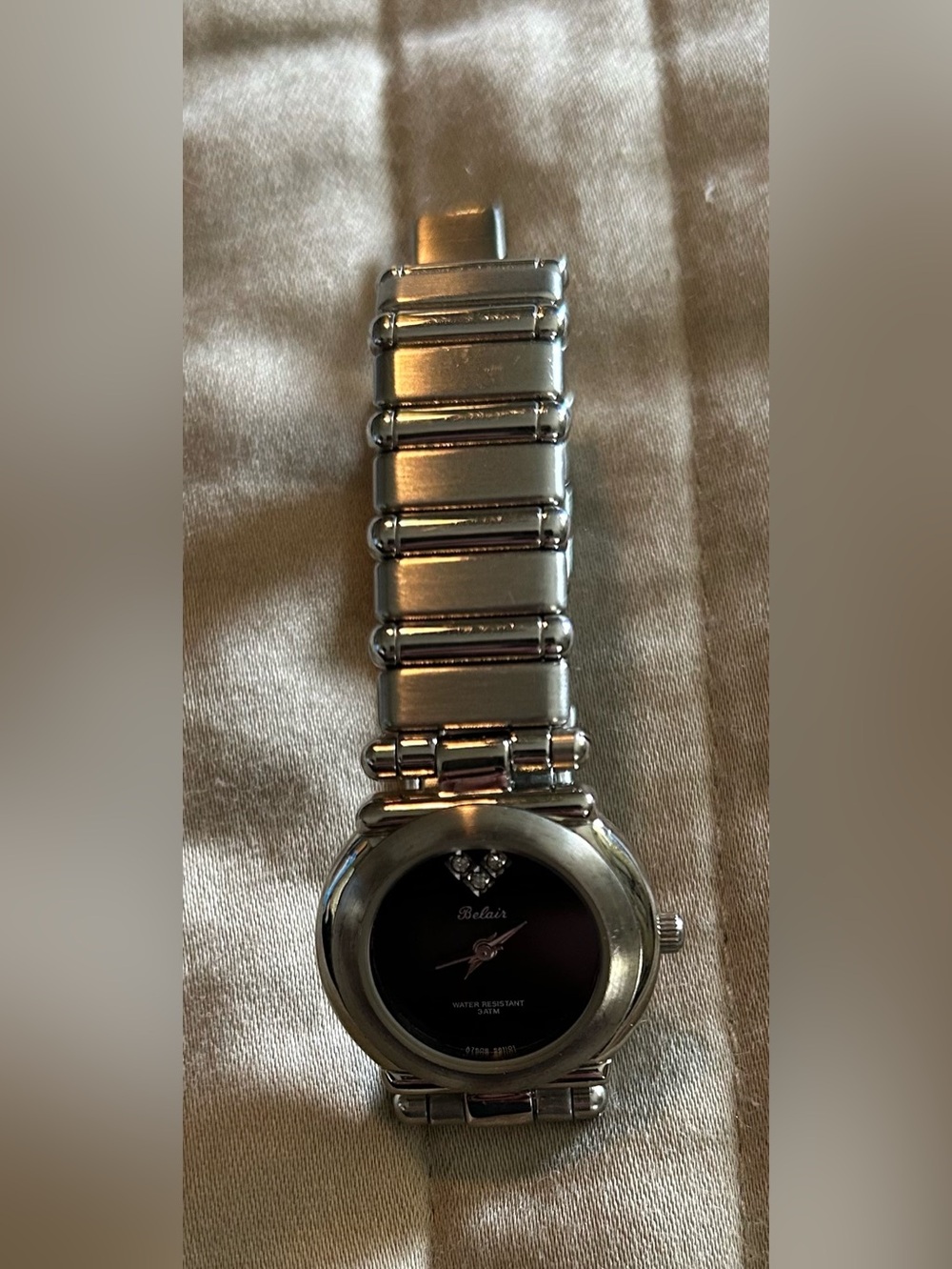 Belair Stainless Steel Watch with Black Dial - Picture 6 of 6